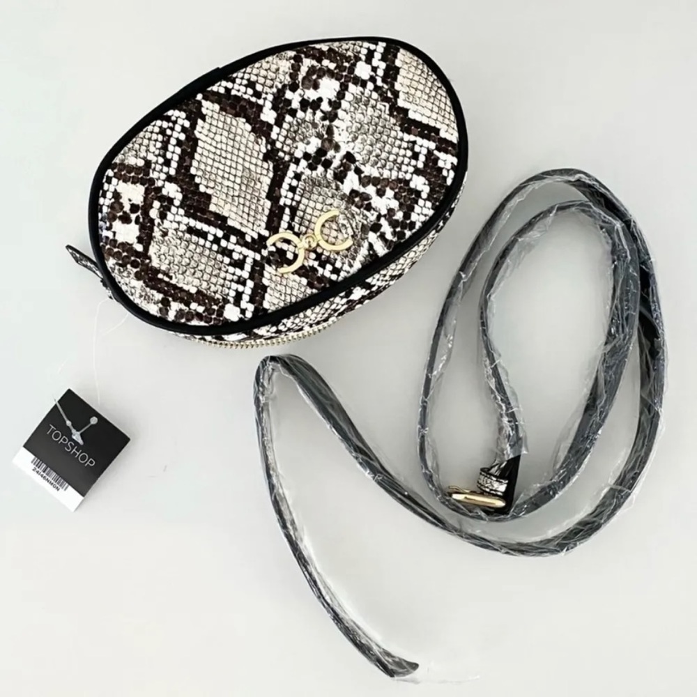 NWT Snake Skin Waist Purse